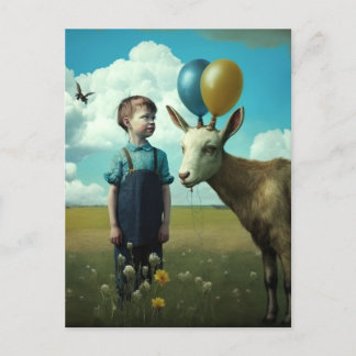 Carte Postale Scène de printemps surréaliste