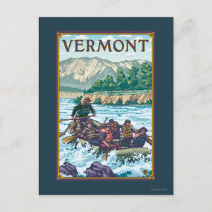 Carte Postale Scène de Rafting du Vermont