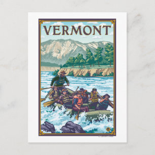 Carte Postale Scène de Rafting du Vermont