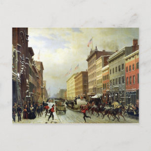 Carte Postale Scène de rue à New York