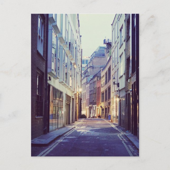 Carte Postale Scène de rue à Soho Londres (Devant)