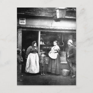 Carte Postale Scène de rue dans Londres victorienne