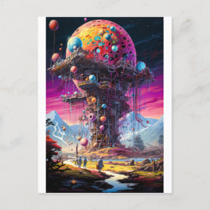 Carte Postale Scène de science-fiction