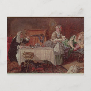 Carte Postale Scène de 'Tartuffe' par Molière, 1850