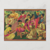 Scène de village mexicain