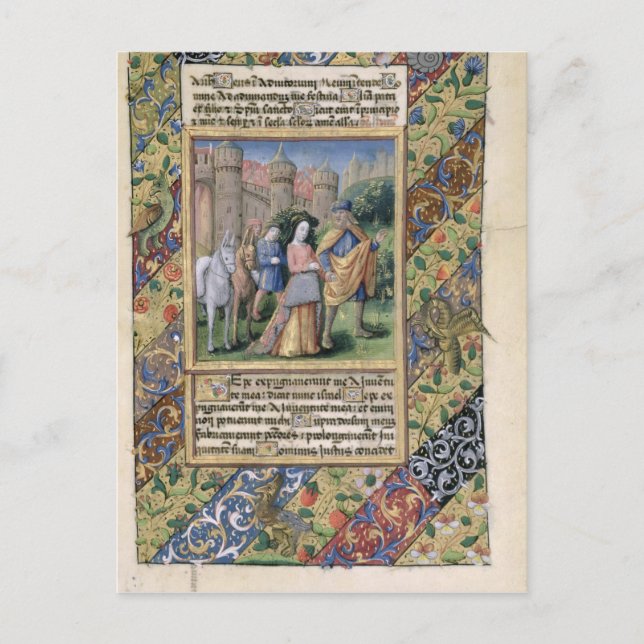 Carte Postale Scène des Heures de Louis d'Orléans (Devant)
