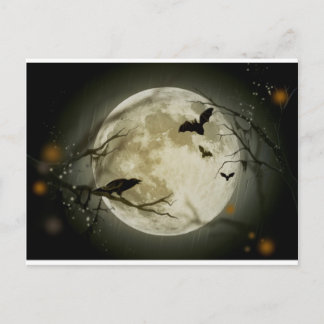 Carte Postale Scène d'Halloween