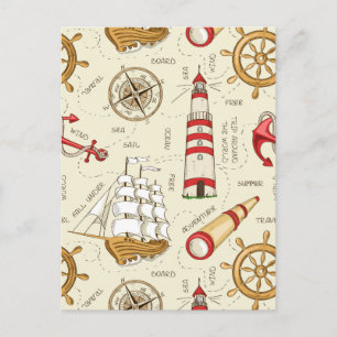 Carte Postale Scène d'océan