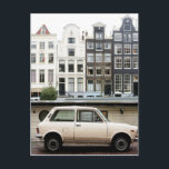 Carte Postale Scène du canal d'hiver d'Amsterdam<br><div class="desc">Bonjour ! J'espère que vous aimez cette photo que j'ai prise ! N'hésitez pas à ajouter votre propre texte et à consulter mes boutiques pour plus de détails !</div>