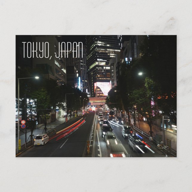 Carte Postale Scène du centre-ville de Shibuya à Tokyo, Japon  (Devant)