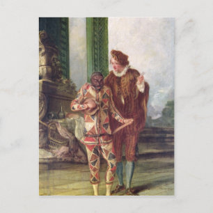 Carte Postale Scène du Commedia dell'Arte