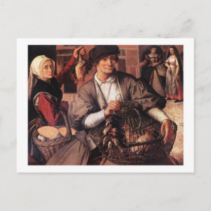 Carte postale Scène du marché
