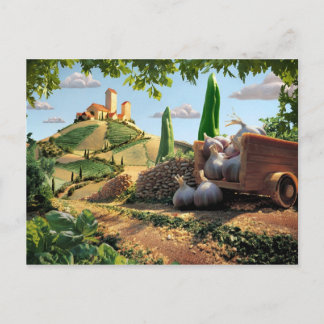 Carte Postale Scène du pays alimentaire
