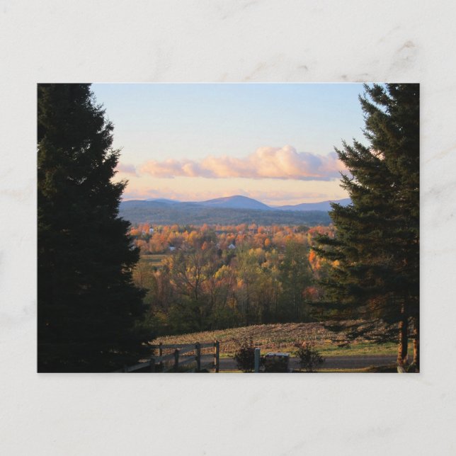Carte Postale Scène du Vermont (Devant)