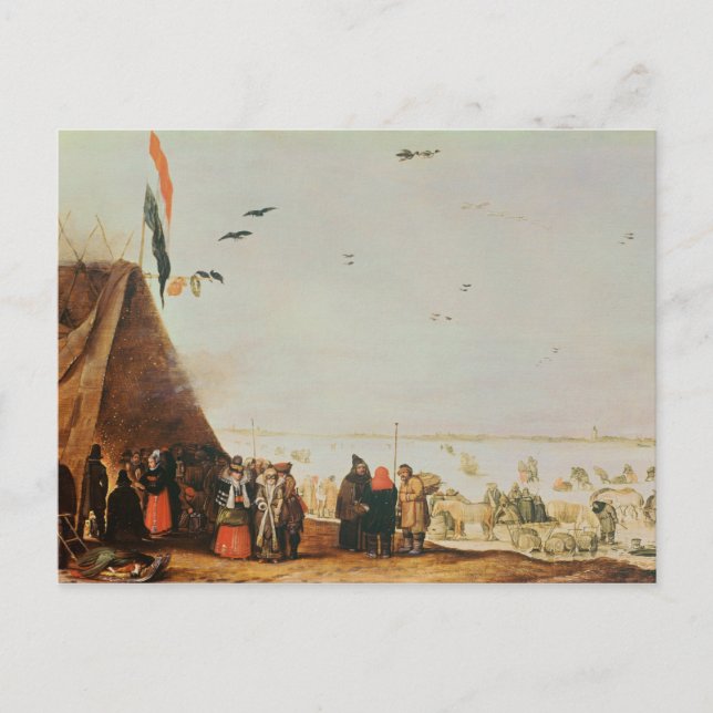 Carte Postale Scène hivernale (Devant)