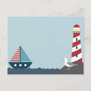Carte Postale Scène nautique