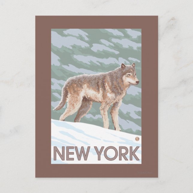 Carte Postale Scène New YorkWolf (Devant)