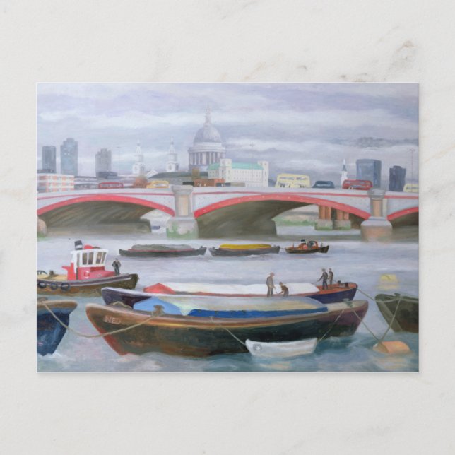 Carte Postale Scène occupée à Blackfriars 2005 (Devant)