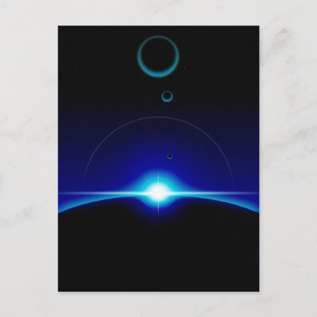 Carte Postale Scène solaire (Devant)