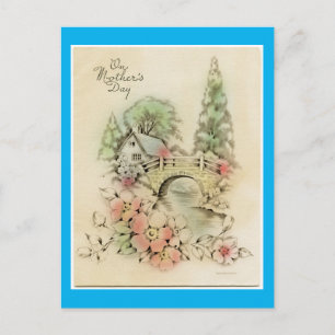 Carte Postale Scène vintage de la nature