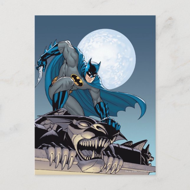 Carte Postale Scènes Batman - Gargoyle (Devant)