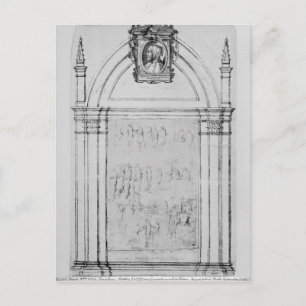 Carte Postale Scènes de la vie d'un saint