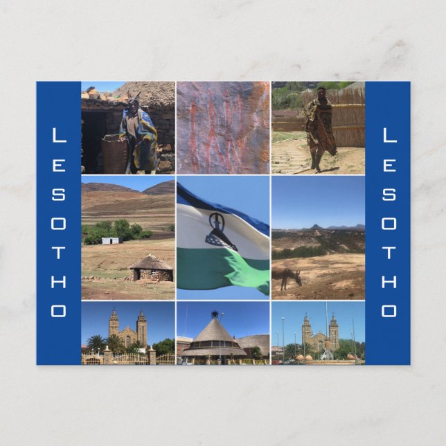 Carte Postale scènes de lesotho (Devant)