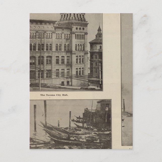 Carte Postale Scènes, Tacoma, Laver (Devant)