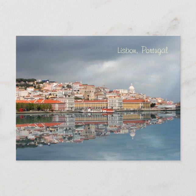 Carte Postale Scenic cityscape of Lisbon, Portugal (Devant)