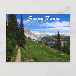 Carte Postale Scenic Hiking Snowy Range Mountain Summit Wyoming