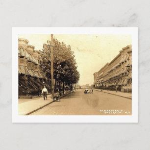 Carte Postale Schaeffer St., Brooklyn, New York Vintage