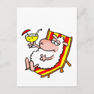 Carte Postale Schafskarte "Relax"