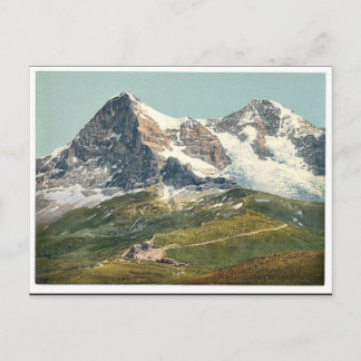 Carte Postale Scheidegg, Mont Eiger et Mö ; nch, Obe bernois
