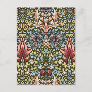 Carte Postale Schéma floral William Morris Snakeshead