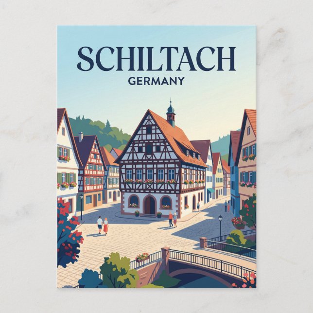 Carte Postale Schiltach Allemagne (Devant)