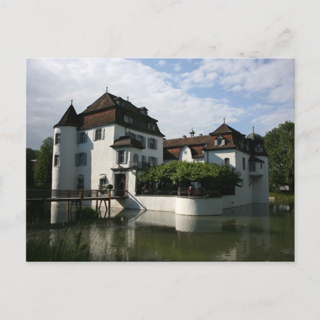 Carte Postale Schloss Bottmingen, Bâle, Suisse (Devant)