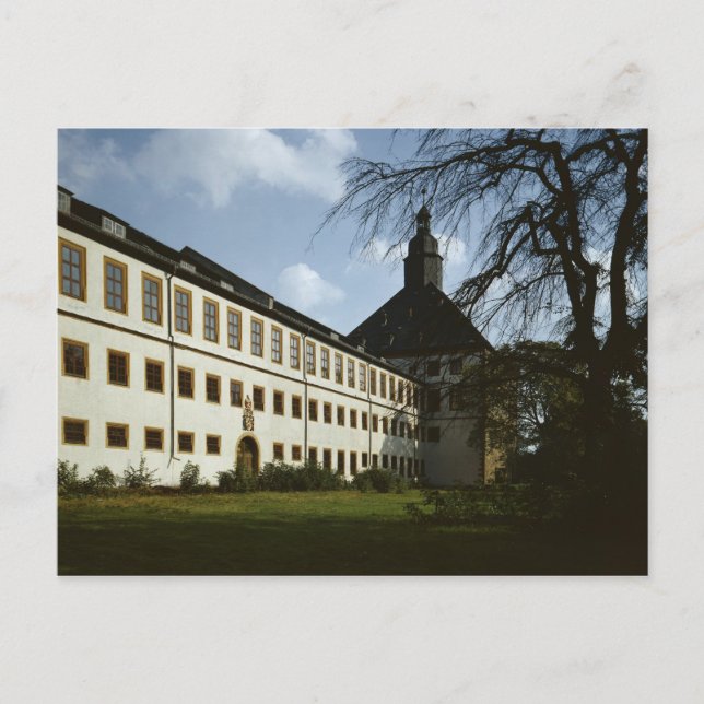 Carte Postale Schloss Friedenstein, Gotha, construit en 1643-54 (Devant)