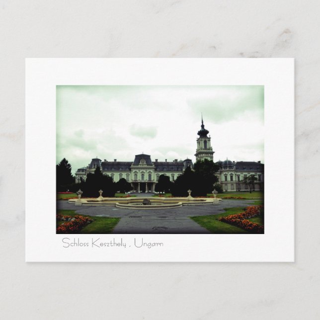 Carte Postale Schloss Keszthely, Ungarn Postkarte (Devant)
