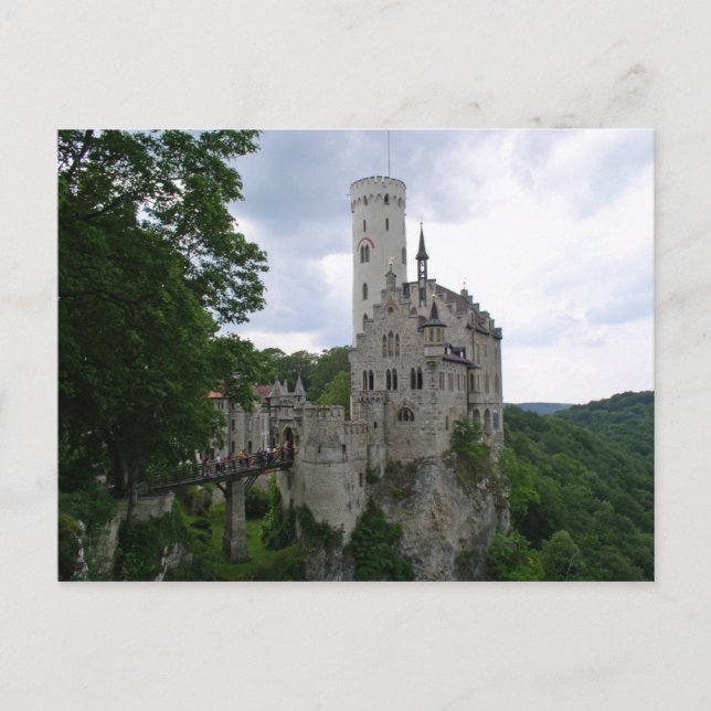 Carte postale Schloss Lichtenstein (Devant)