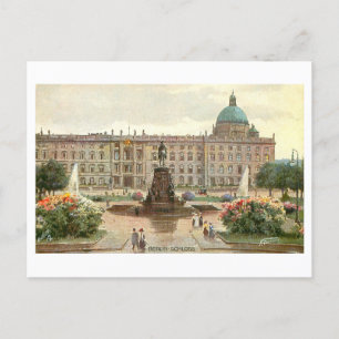 Carte Postale Schloss vintage/Château Berlin Allemagne