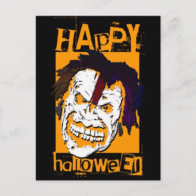 Carte Postale schmile ! : joyeux halloween (Devant)