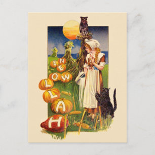 Carte Postale Schmucker : Champ Halloween