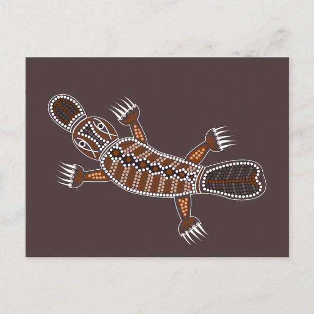 Carte Postale Schnabeltier Oder Platypus (Devant)