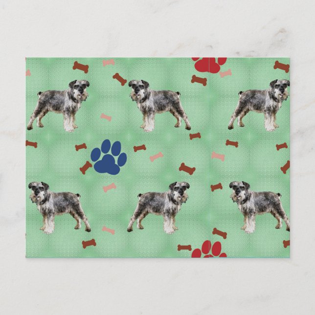 Carte Postale Schnauzer Art (Devant)