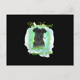 Carte Postale Schnauzer Chien - Je T'Aimais T-shirt
