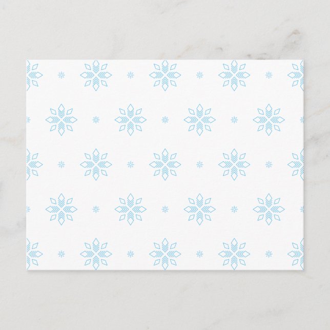 Carte Postale Schneeflocke (Devant)