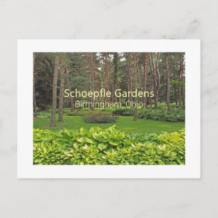 CARTE POSTALE SCHOEPFLE GARDEN (OHIO) POSTCARD