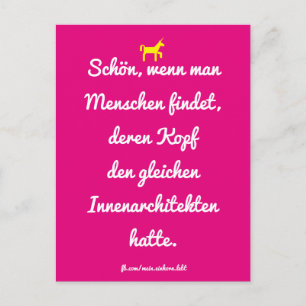 Carte Postale Schön, Wenn man Menschen wie dich findet.