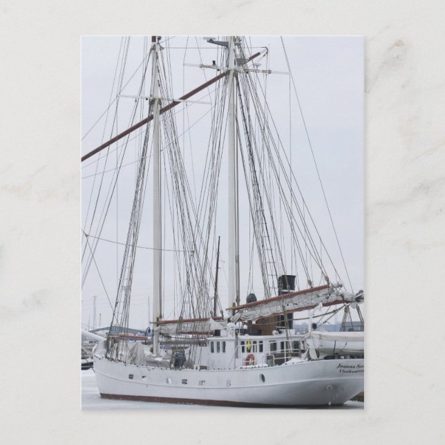 Carte Postale Schooner (Devant)