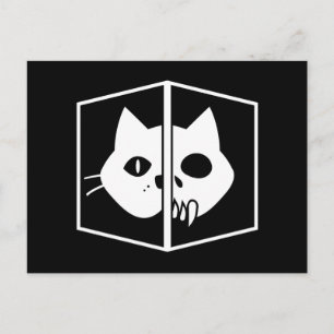 Carte Postale Schrödinger Cat Graphic